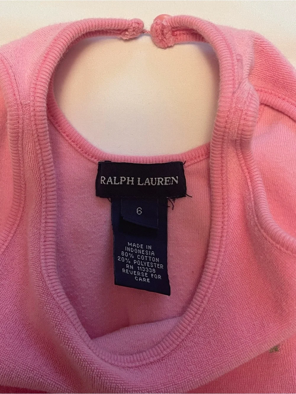 Ralph Lauren soft pink